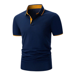 Camiseta Polo Clásica para Hombre de Alta Calidad, Suave y Cómoda para el Verano, con Logotipo Bordado Personalizado, Polo Liso para Venta al Por Mayor - Product Image 4