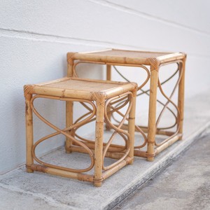 Juego de mesas de ratán con diseño nido, mesas auxiliares de café de ratán estilo bohemio, calidad superior, venta al por mayor - Product Image 3