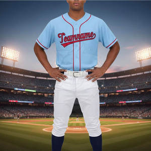 Uniforme de baseball de bonne qualité, ensemble d'uniformes de baseball de qualité supérieure pour équipe, vente en gros à bas prix, polyester de qualité supérieure, personnalisable - Product Image 5