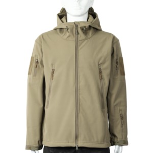 Wholesales New Design Softshell Tactical Us Winter <b>Soft</b> <b>Shell</b> <b>Jacket</b> Men's <b>Hooded</b> Tactical Softshell <b>Jacket</b> Windproof Workwear - Product Image 1
