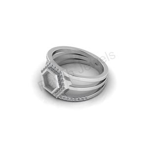 แหวนของขวัญแต่งงานชั้นดีทำจากเงินสเตอร์ลิง925สุดหรูเครื่องประดับงานปาร์ตี้คุณภาพสูงพร้อมหินนมที่ใช้เป็นเครื่องประดับ - Product Image 4