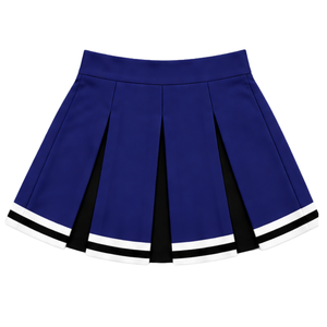 Jupe plissée bleu roi pour femmes et filles, idéale pour la danse, les équipes sportives, les performances, l'entraînement, les compétitions et les uniformes sportifs. - Product Image 2