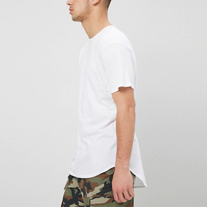 T-shirts pour hommes à manches courtes, col rond, 100% coton peigné épais, en velours côtelé, nouveau style, vierges, imprimables, séchage rapide - Product Image 6