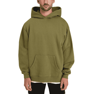 Sudadera con Capucha Clush Sports Sajjawal, Cierre de Cremallera, Corte Regular, 100% Algodón Felpa, 400g, Color Sólido, Ecológica, Resistente al Viento, Impermeable y Transpirable - Product Image 1