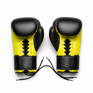 นวมชกมวย MMA ระดับมืออาชีพ ซับเหงื่อได้ดี ปิดด้วยแถบตีนตุ๊กแก สำหรับฝึกซ้อมและแข่งขันคิกบ็อกซิ่ง มวยไทย สายรัดกว้าง 4 นิ้ว ทำจาก PU+ฟองน้ำ - Product Image 3