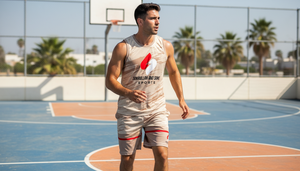 Ensemble de maillot et short de basket-ball professionnel personnalisé, respirant et anti-humidité, tenue de sport - Product Image 6