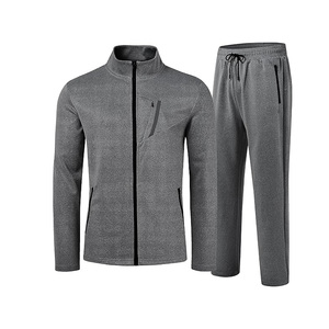 Conjunto Deportivo para Hombre de Alta Calidad, Personalizado OEM, Dos Piezas, Sudadera con Cierre y Pantalones Deportivos, Color Sólido, Forro Polar Grueso, FORTLEO IND - Product Image 5