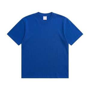T-shirt Homme Chic et Élégant en Coton Lourd 100% Imprimé, Collection Été, Grande Taille, Coupe Ample, Anti-Boulochage, Vente en Gros - Product Image 1