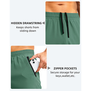 กางเกงจ็อกเกอร์ขาสั้นผ้าโพลีเอสเตอร์น้ำหนักเบาพิมพ์ลายสำหรับผู้ชาย ระบายอากาศได้ดี เหมาะสำหรับใส่ลำลองและกิจกรรมกลางแจ้ง กางเกงขาสั้นแห้งเร็วสวมใส่สบายสำหรับผู้ชาย - Product Image 5