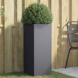 Jardinières et pots à fleurs en acier laminé à froid anthracite, de taille moyenne et durable - Product Image 1