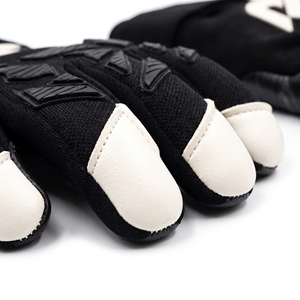 Guantes de portero de fútbol RYDOM, guantes deportivos unisex de cuero con dedos completos, antideslizantes, transpirables, con correa de muñeca ajustable - Product Image 2