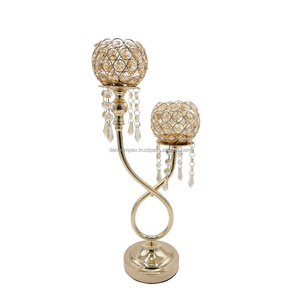 Candelabros de cristal Mesa DE BODA Decoración de velas Regalo de inauguración de la casa Juego de velas - Product Image 3