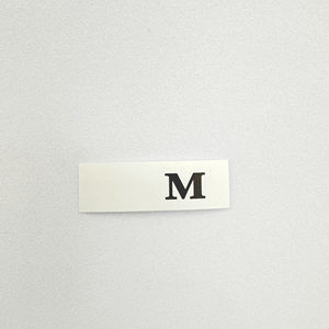 Etiqueta adhesiva personalizada de XS a XXXL, etiquetas para ropa de cuello trasero fáciles de aplicar para todas las etiquetas de ropa - Product Image 1