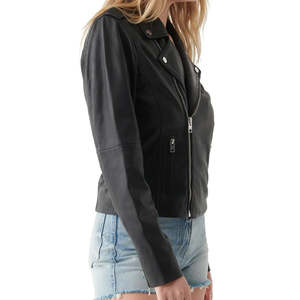 Chaqueta de Piel de Oveja Genuina para Mujer, Diseño Clásico Simple, Ligera, Chaqueta de Moda para Invierno - Product Image 4