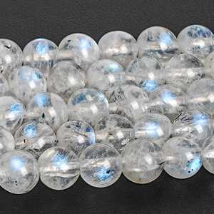 Wholesale 6mm Natural Rainbow Moonstone <b>Beads</b> Direct Manufacturer's Factory Blue <b>Colored</b> Fancy Gemstones Jewelry Making - Product Image 1