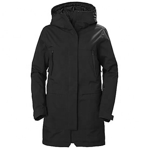 Black Padded Winter Jacket <b>Men</b> Hooded Full Zip Outdoor <b>Coat</b> <b>Waterproof</b> Breathable Outerwear <b>Men</b> <b>Long</b> Puffer Jacket 2026 - Product Image 1