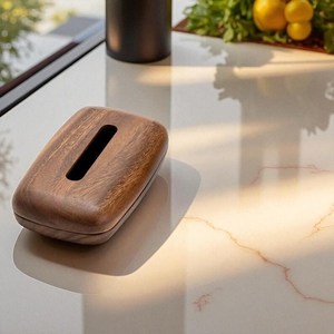 Walnut Wood Cartoon Handmade Tissue Box Cover Kitchen Cooking Utensils - Product Image 2