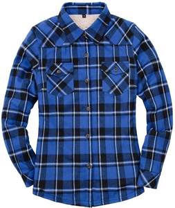 เสื้อแจ็คเก็ตผ้าสักหลาดบุผ้านวมแบบหนา แขนยาว อุ่นสบาย ระบายอากาศได้ดี ลายสก็อต สำหรับผู้ชาย - Product Image 2