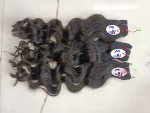 Extensions de cheveux humains indiens vierges Remy non traités - Tissage de cheveux de haute qualité, résistant à la chute, doux, brillant, double trame, pour tous les types de coiffures - Product Image 2