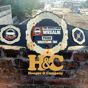 Top Selling Wrestling Belt Customize Black Gold Eco-friendly Unisex High Waist Brass & Pu Leather Wrestling Championship Belt - Product Image 1
