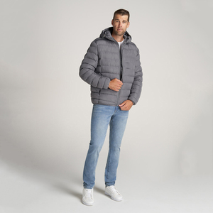 2026 Custom Design <b>Lightweight</b> <b>Men's</b> Bubble Puffer <b>Jacket</b> New Fashionable Winter Warm Long Sleeve Waterproof Zipper OEM Serviced - Product Image 4