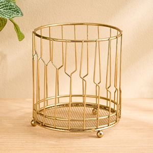 Support à couverts moderne en fil doré avec organiseur de serviettes, compatible lave-vaisselle, ensemble de rangement pour couverts pour table à manger - Product Image 2
