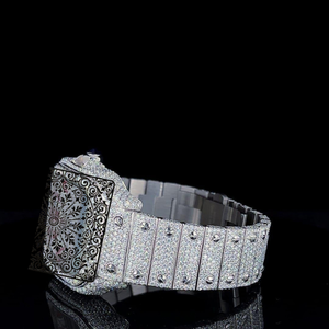 AMBER JEWELS นาฬิกาควอตซ์ทรงสี่เหลี่ยมสีเหลือง/ทองคำขาวสุดหรูสำหรับทุกเพศ สายขนาด 20 มม. ตัวล็อคแบบพับได้ เข็มเรืองแสง สไตล์วินเทจ Citizen - Product Image 3