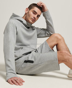 Sudadera con capucha de algodón transpirable unisex con logotipo personalizado para hombre y mujer - Product Image 3