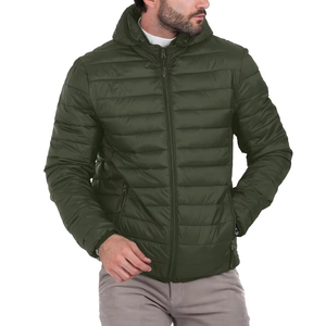 Chaqueta Acolchada para Mujer OEM Azul Clematis con Cierre Completo Transpirable de Lona con Burbujas Diseño Sólido para Invierno - Product Image 1