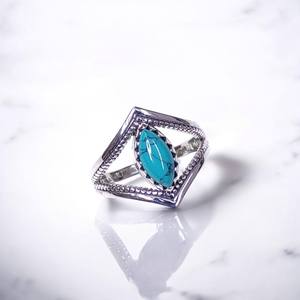 925 Sterling Silver Handmade Designer <b>Rings</b> Vintage Retro Hollow <b>Boho</b> Designer Prong setting Multi Gemstone Elegant Look <b>Ring</b> - Product Image 2