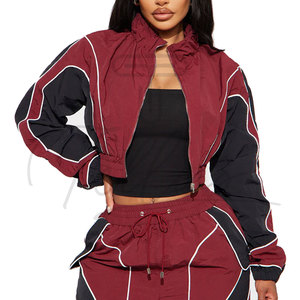 Chaqueta corta de plumón de alta calidad para mujer, cuello alto, para invierno, venta al por mayor - Product Image 1