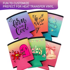Fundas Enfriadoras de Latas de Cerveza, Aislantes Suaves Reutilizables, Coozies Personalizables Plegables para Latas de 12 oz, Enfriadores de Bebidas en Blanco al por Mayor - Product Image 4