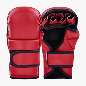 Gants d'entraînement MMA en cuir OEM avec protection intégrale des jointures pour sacs de frappe et sacs de combat - Product Image 3