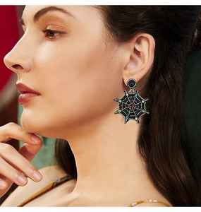 Pendientes Artesanales de Telaraña con Cuentas para Mujer, Temática de Superhéroes, con Cuentas de Semillas, Colgantes, Joyería de Moda para Fiesta de Halloween - Product Image 6