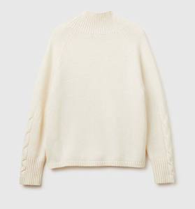 Pull en maille élégant pour femme - Couleur unie, coupe ajustée, idéal pour l'hiver - Haut en tricot doux et respirant pour femme, parfait pour l'automne - Product Image 2