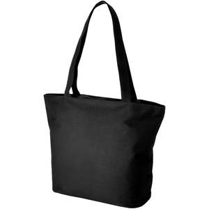 Sac fourre-tout zippé en toile robuste 20L avec bretelles et soufflet, personnalisable avec logo, vente en gros, promotionnel, pour le shopping, cadeau d'entreprise - Product Image 2