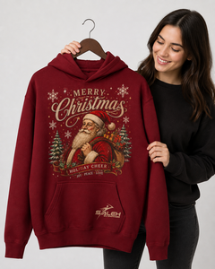 Winter Holiday Christmas Hoodie Men Women Oversized Fleece Pullover Sweatshirt Casual Streetwear Clothing Wholesale Manufacturer - Product Image 4
