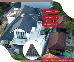 Venta caliente del sur de Asia para prevenir la corrosión español ASA teja de plástico de PVC para casa residencial hecha en la fábrica de Vietnam - Product Image 6