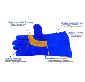 Guantes TIG MIG de rendimiento avanzado diseñados para un agarre fuerte, estabilidad y un sistema de control de soldadura de alta eficiencia - Product Image 5