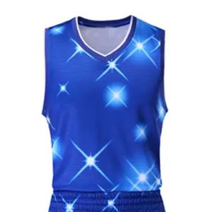 Uniforme de Baloncesto Unisex Personalizado con Transferencia de Calor, 100% Poliéster, Sin Mangas, Transpirable, de Secado Rápido, Impresión 3D, Superventas - Product Image 6