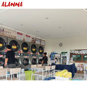 Lavadora y Secadora Comercial ALANNA para Lavandería, Operada con Monedas, Lavadora y Secadora Apilables de <span class=keywords><strong>Autoservicio</strong></span> - Product Image 5