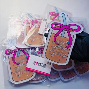 Las Mejores Pinzas Profesionales para Extensión de Pestañas de Acrílico Sólido, Duraderas y Sostenibles, con Diseño de Taza de Café Helado, Herramienta de Belleza - Product Image 3