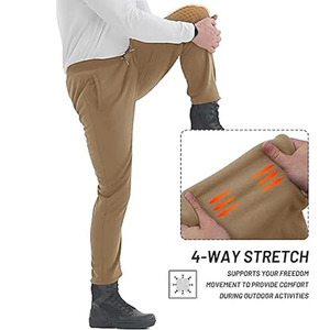 Pantalones Deportivos Casuales de Verano para Hombre, Corte Recto Regular, Estilo Vintage, Cintura Ajustable, 100% Algodón, Ecológicos, Antiarrugas, de Secado Rápido - Product Image 6