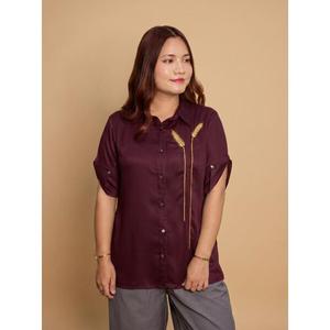 Chemise en coton uni pour femme, coupe décontractée, col classique, manches longues, haut décontracté, acheter directement auprès du fournisseur - Product Image 1