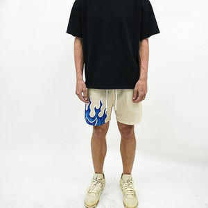 Shorts en maille unie écologiques pour hommes, 5 pouces, style urbain, sublimation personnalisée, pour la gym et l'entraînement - Product Image 5