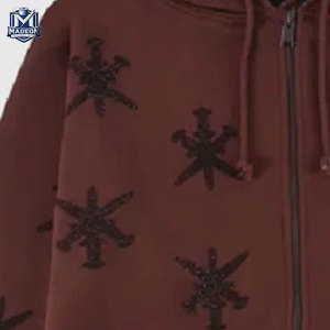 Vente flash : Survêtement personnalisé avec strass à vendre en ligne, vêtements décontractés à la mode, survêtement avec strass pour hommes - Product Image 6