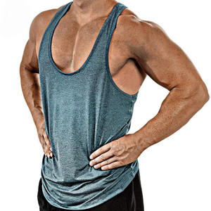 HYPEN SPORTS High Quality Men's Vintage Anti-Pilling 100% Cotton <b>Tank</b> <b>Tops</b> <b>Square</b> Cut Muscle Ribbed Custom Wholesale Gym - Product Image 4