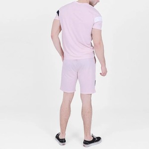 Ensemble streetwear d'hiver deux pièces pour homme, design de logo personnalisé, motif uni, short et t-shirt 100% coton, séchage rapide, respirant - Product Image 3