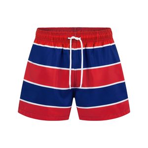<b>Men's</b> Red Blue Striped Drawstring Quick Dry Beach Shorts Swim <b>Trunks</b> <b>Men</b>’s Quick-Dry Swim Shorts Wholesale OEM Factory Supplier - Product Image 1