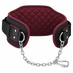 Double D-<b>Ring</b> Back Support Strap Home Wholesale Weighted Pull-up Belt <b>Thick</b> Neoprene Weight Lifting Dip Belt with Chain - Product Image 3